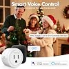 DeeprClean Mini Smart Plugs compatibles con Alexa, control por app | Enchufe WiFi compatible con Google Assistant con temporizador y programación, solo WiFi 2.4GHz, tomacorriente inalámbrico para vida hogareña inteligente 7