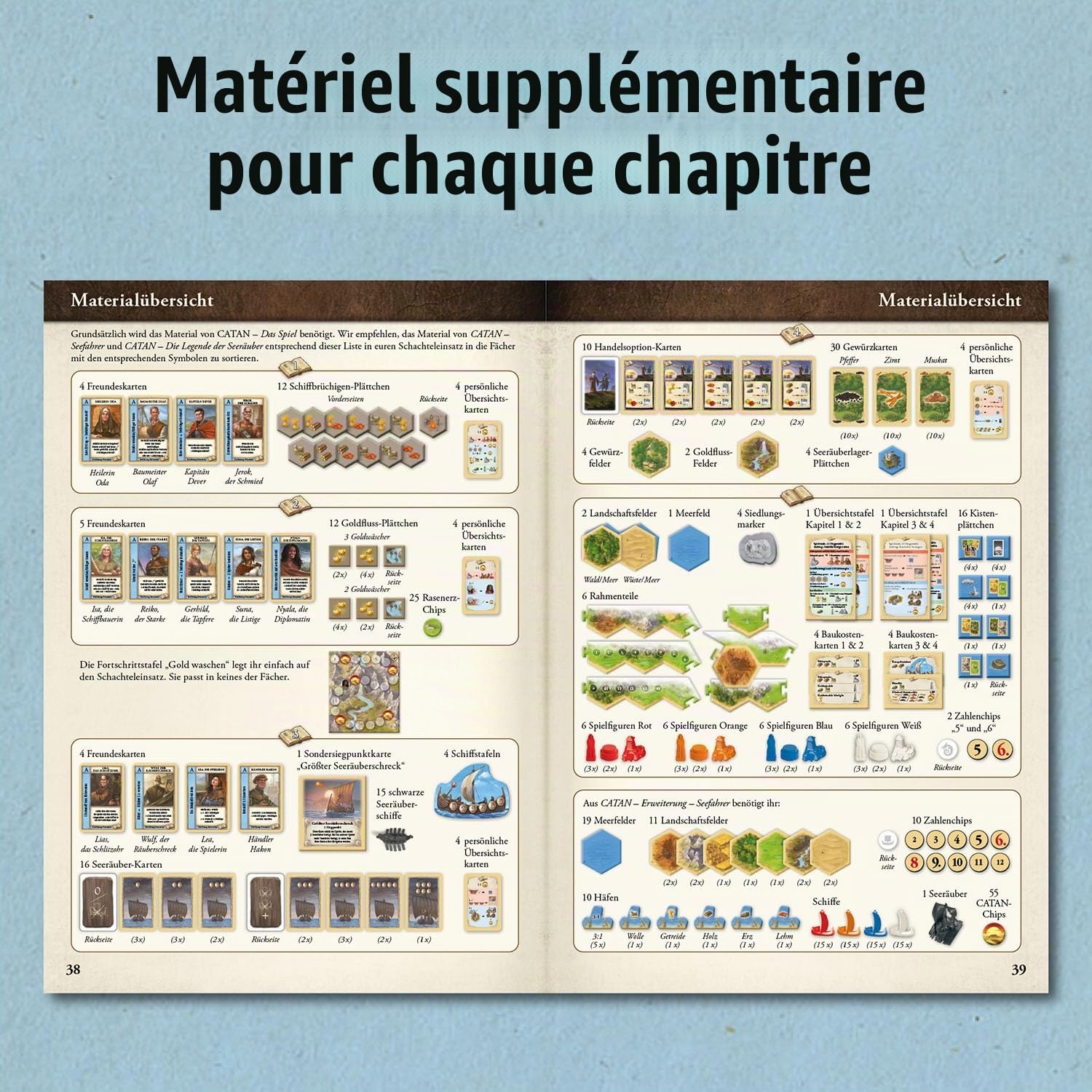 Kosmos 682972 Catan – Scénarios pour navigateurs – La légende des Pirates – Extension d'extension pour navigateurs de 3 à 4 Personnes à partir de 10 Ans, colons de Catane
