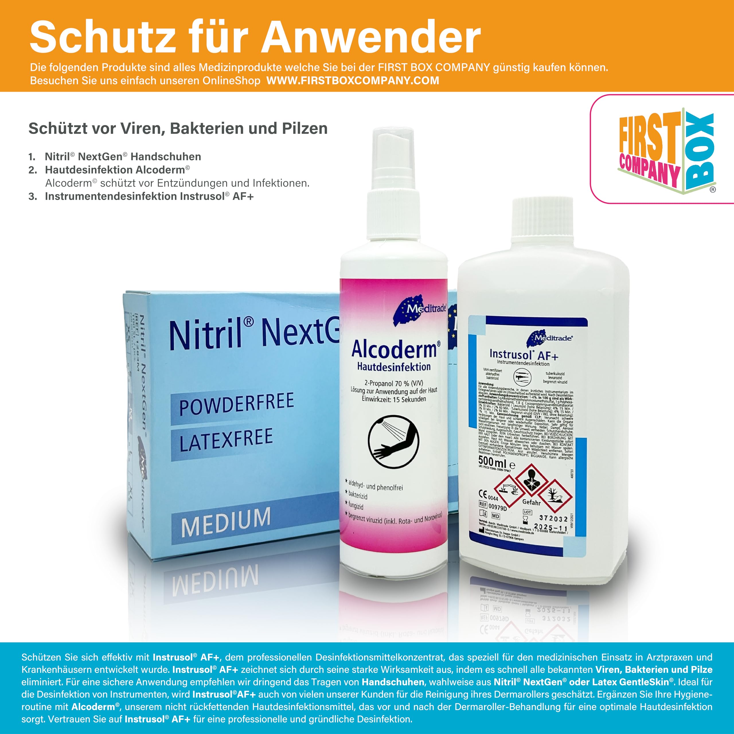 Meditrade Instrusol AF+ Instrumentendesinfektion – 5 Liter Für Chirurgie & Praxis