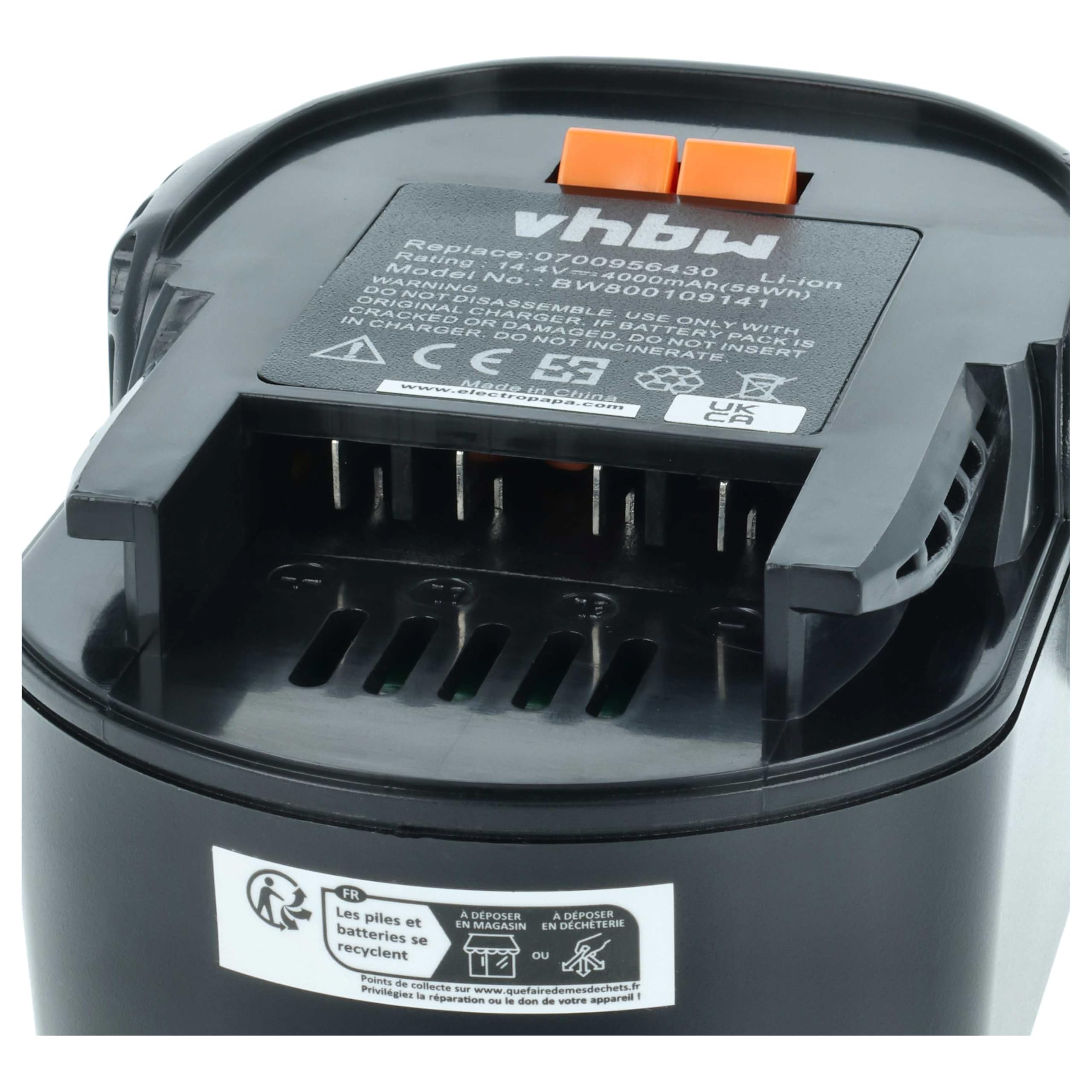 vhbw Batería Compatible con Würth SD-LI 14.4V Lithium-Ion