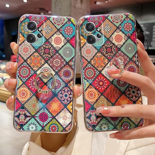 Miniatura 3 de Funda para Motorola Moto G Power (2023), retro, delgada, a prueba de golpes, para niñas y mujeres, con soporte de anillo dorado, funda de teléfono