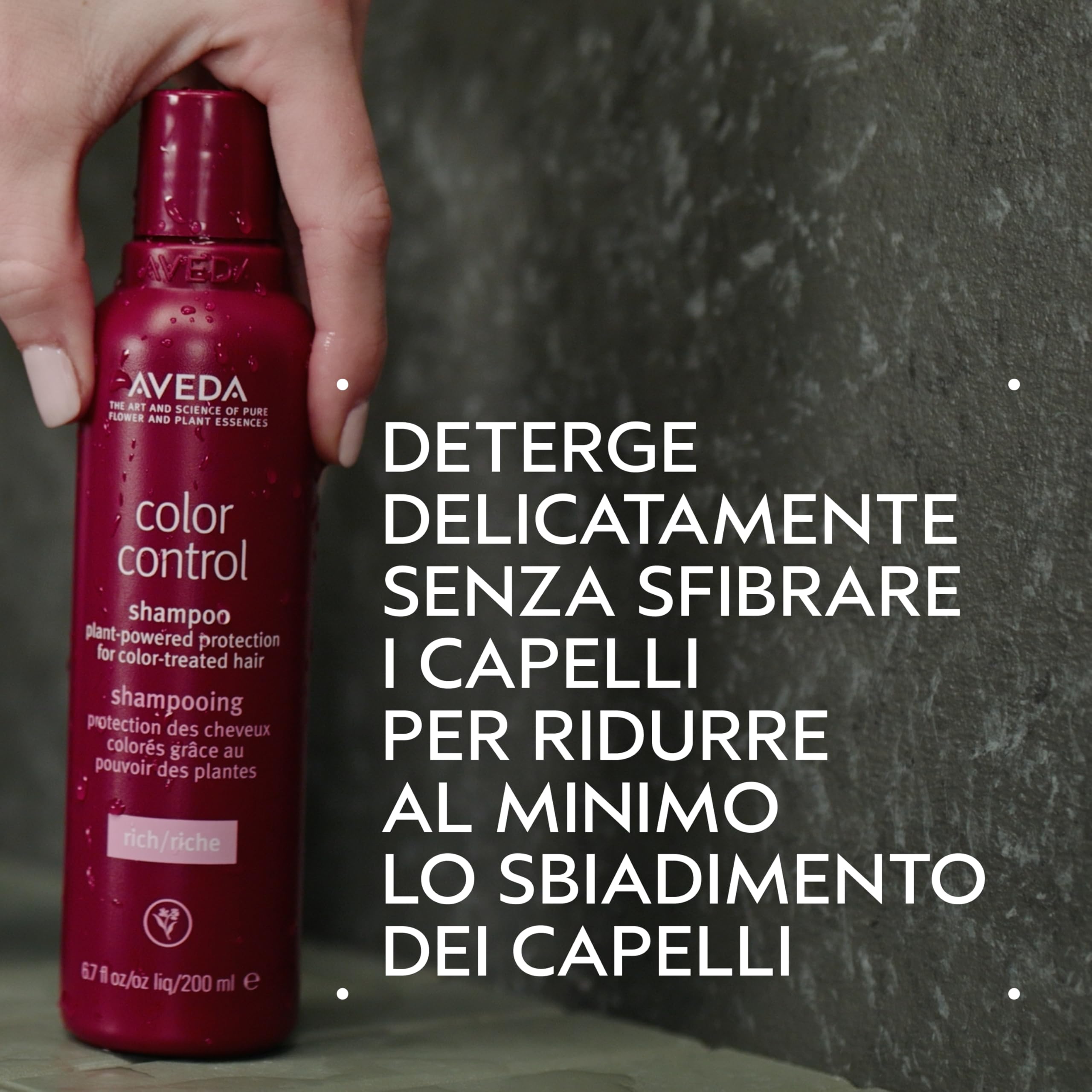 Aveda Color Control Shampoo ricco - Shampoo intenso capelli colorati - Combatte lo sbiadimento - Per capelli colorati da medi a spessi - Senza siliconi