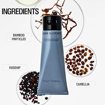 Amazon.com: Grown Alchemist 拋光面部去角質劑含粉紅葡萄柚和