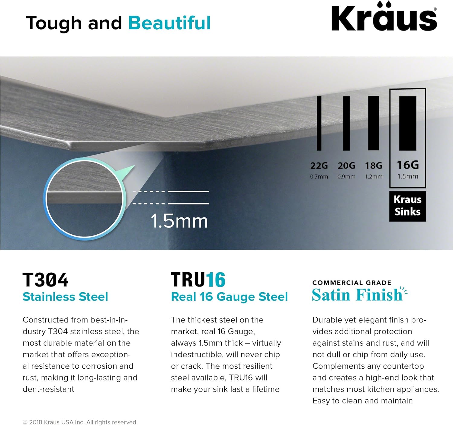 Rеvіеw KRAUS Pax 18 1/2-inch 18 Gauge Undermount Single Bowl Stainless Steel Kitchen Sink, KHU19 Suреr Chеар 🛒 KRAUS Pax 18 1/2-inch 18 Gauge Undermount Single Bowl Stainless Steel Kitchen Sink, KHU19