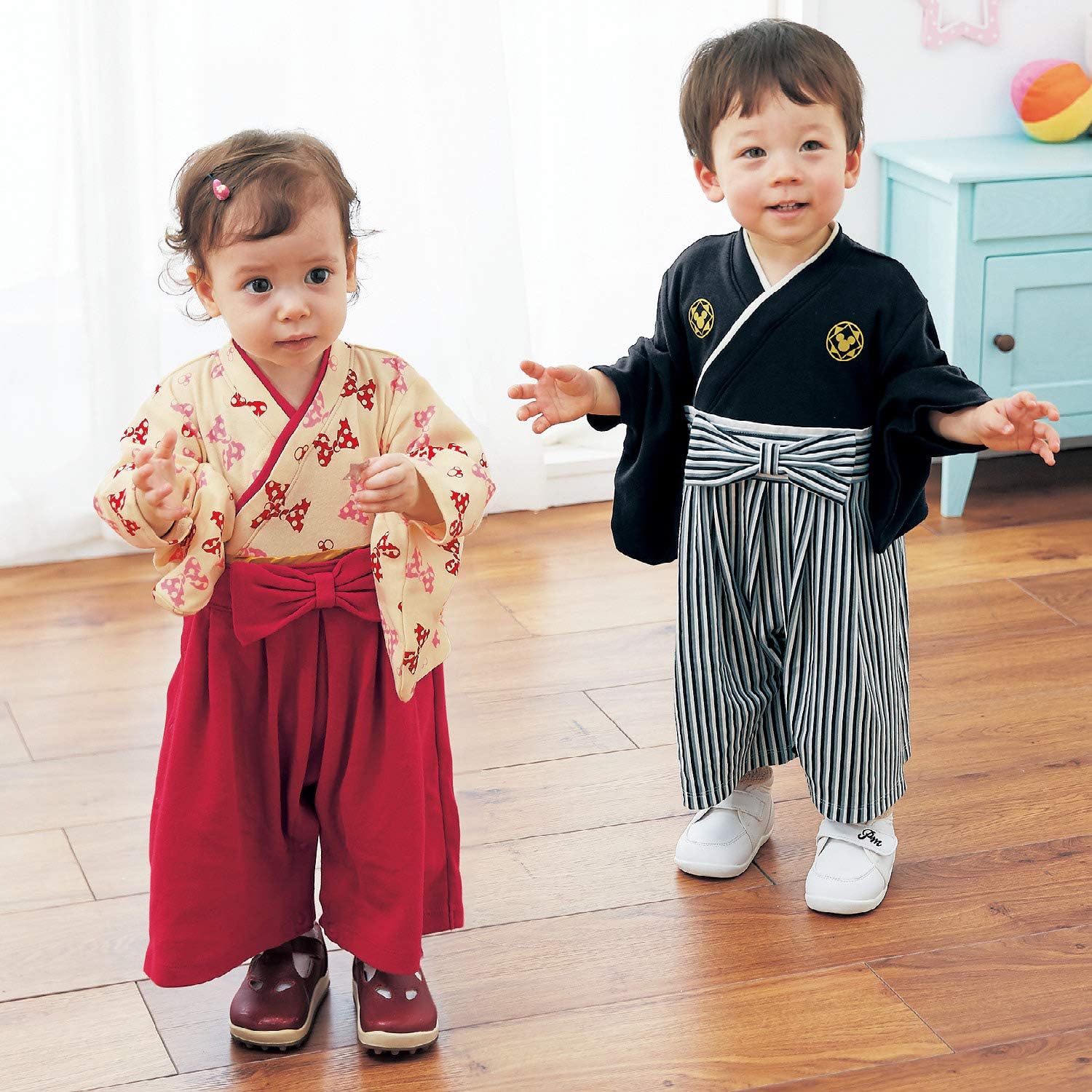 Amazon ベルメゾン ディズニー 袴風 カバーオール 和装フォーマル ベビー ミッキーマウス80 和装フォーマル 服 ファッション小物 通販