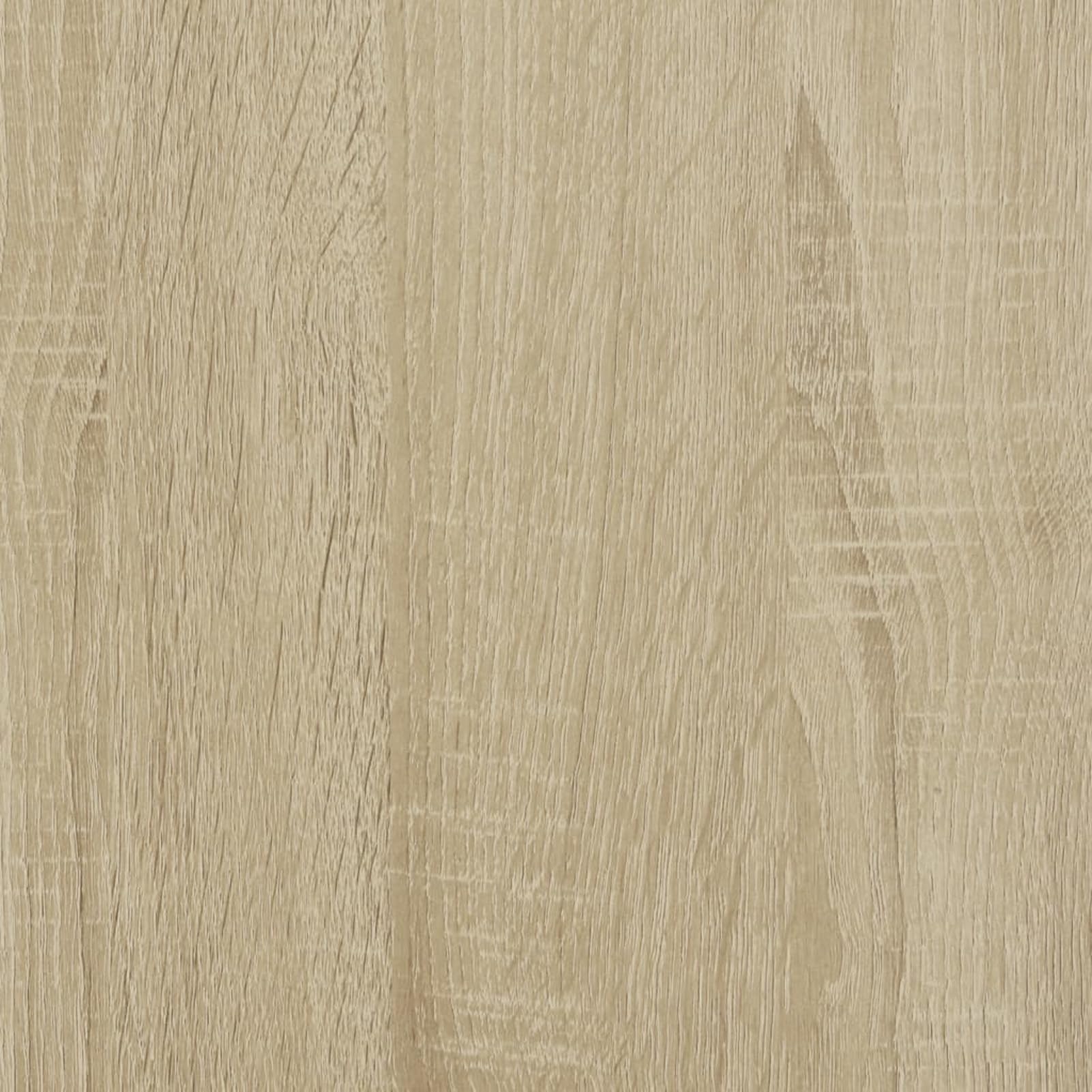 Armadietto per farmacie, in legno, 40 x 41 x 118 cm, in rovere Sonoma, con 3 cassetti, salvaspazio e versatile