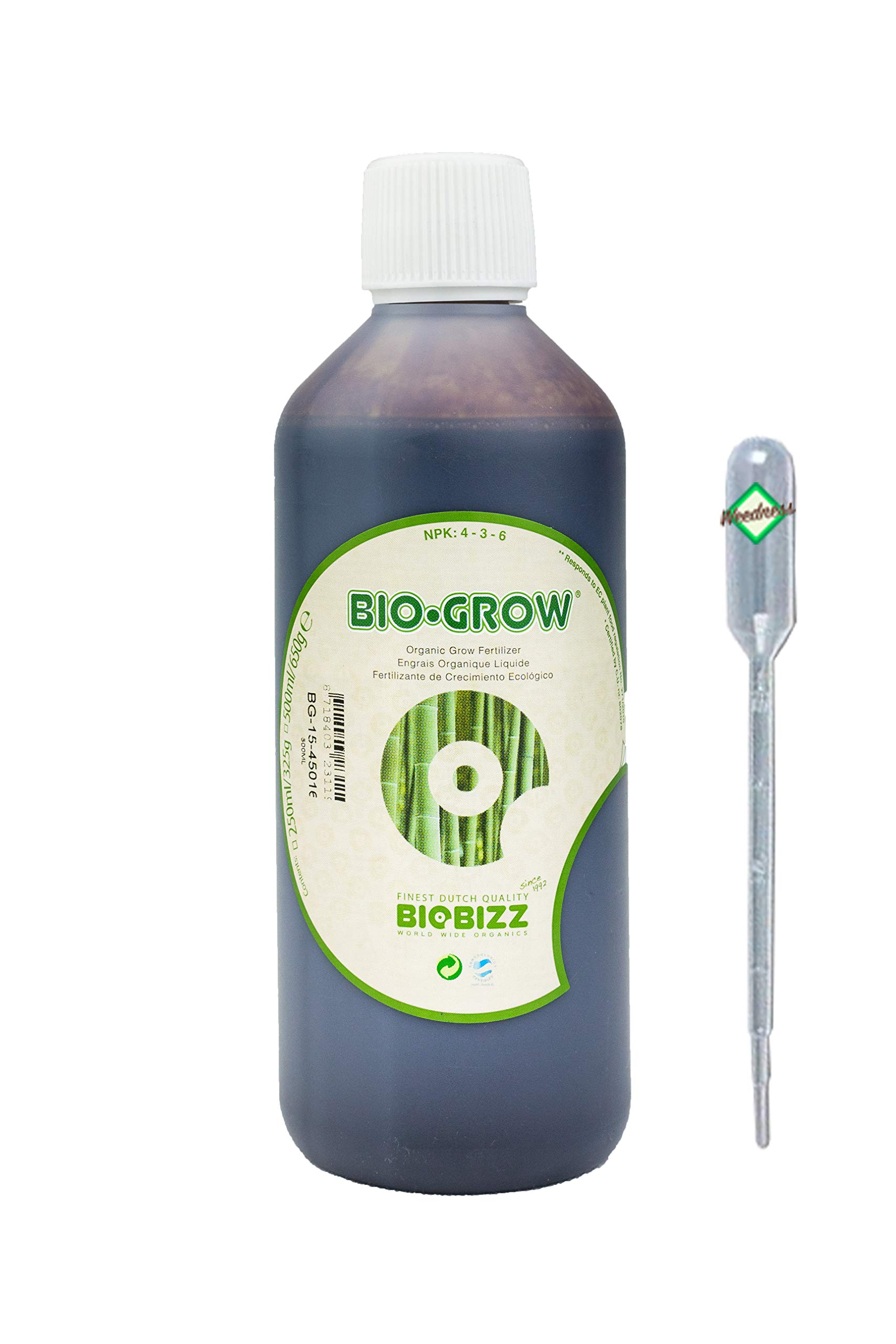 BioBizz Bio Grow 5 Litri - Concime Naturale Grow Coltivazione Indoor Pomodori Liquidi Orchidee Bonsai Bio Organic NPK
