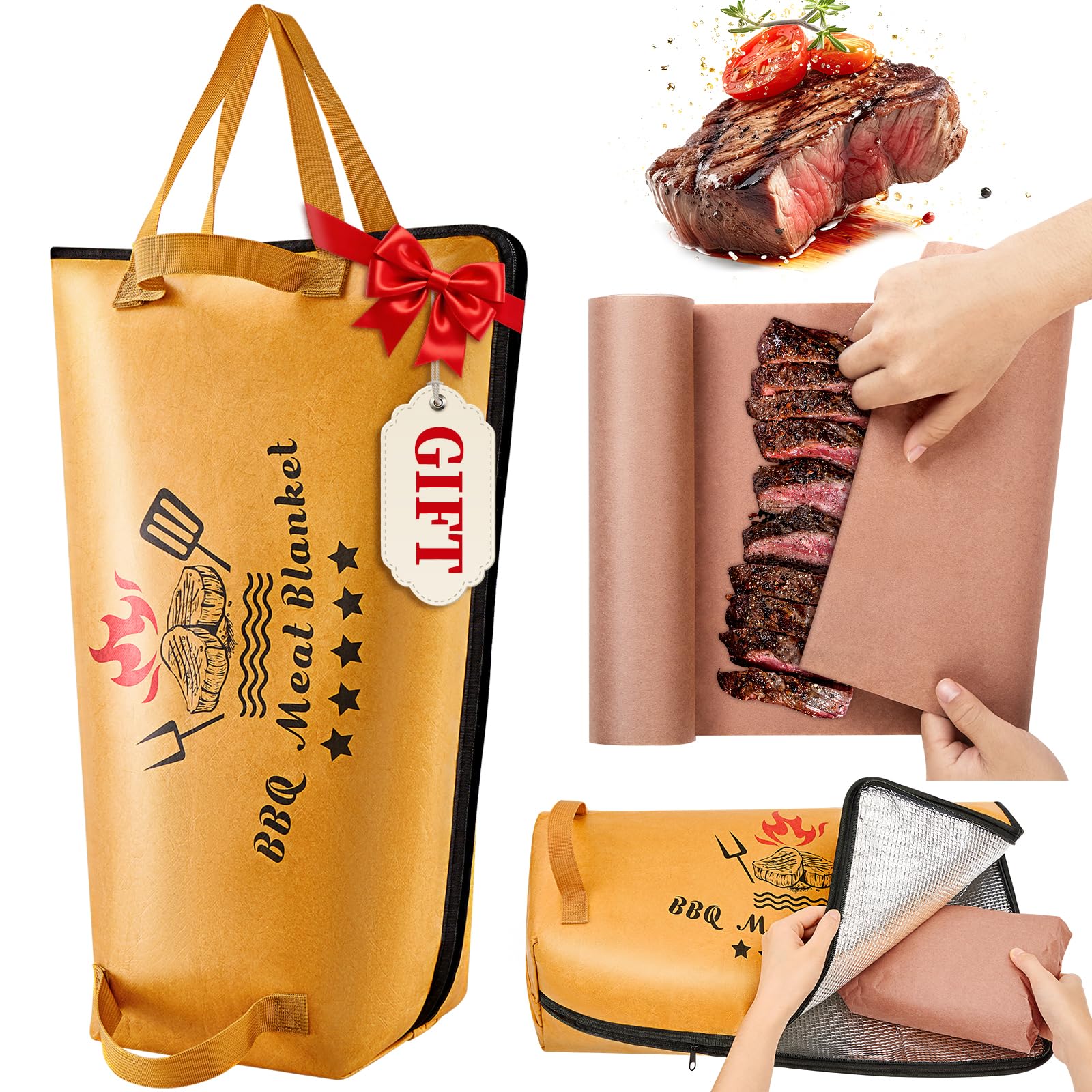 21in BBQ Blanket for Resting Meat with 32.8feet Butcher Paper Roll