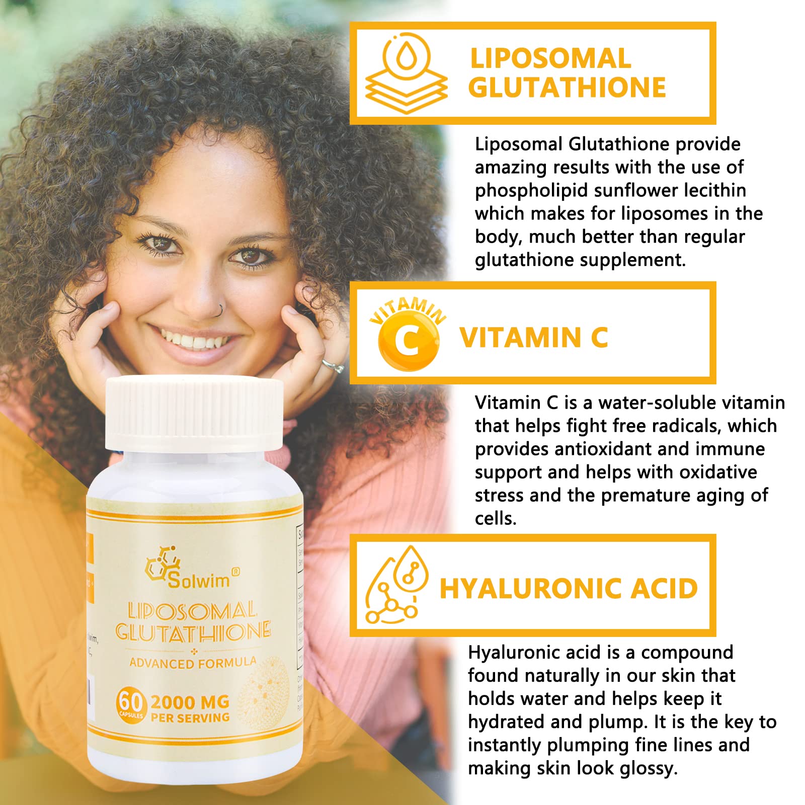 Buy Liposomal Glutathione 1200mg with Vitamin C and Hyaluronic Acid