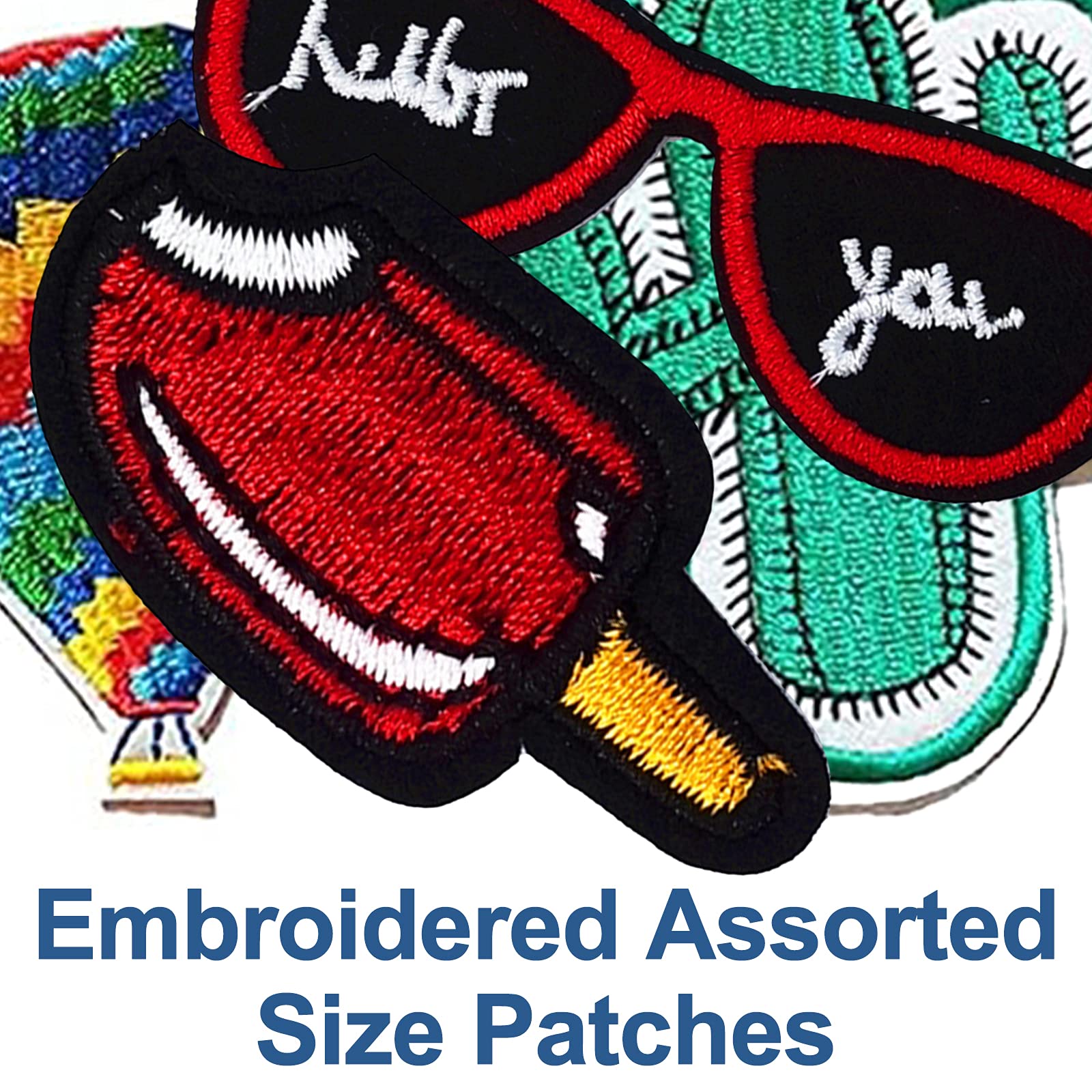 60 Toppe Termoadesive Bambini - Fiori E Rose Ricamate Per Riparare Vestiti, Jeans E Maglioni - Foto 9