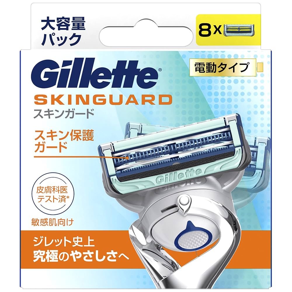 Amazon.co.jp: Gillette ジレット スキンガード 電動タイプ 替刃