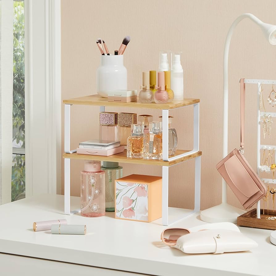 Router Organizer Cabinet Thickened Bamboo Board Hollow Magnetic Door Design Adjustable Shelves Cabinet Need Assembly Home Use Black 59 25 82cm