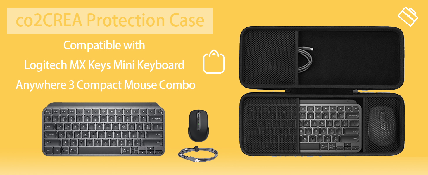 Amazon.com: co2CREA Hard Case Replacement for Logitech MX Keys