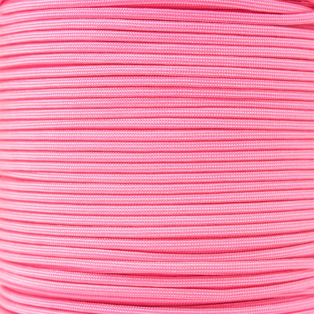 Paracord Planet 10 20 25 50 100 Foot Hanks and 250 1000 Foot Spools of Parachute 550 Cord Type III 7 Strand Paracord (Candy 20 Feet)