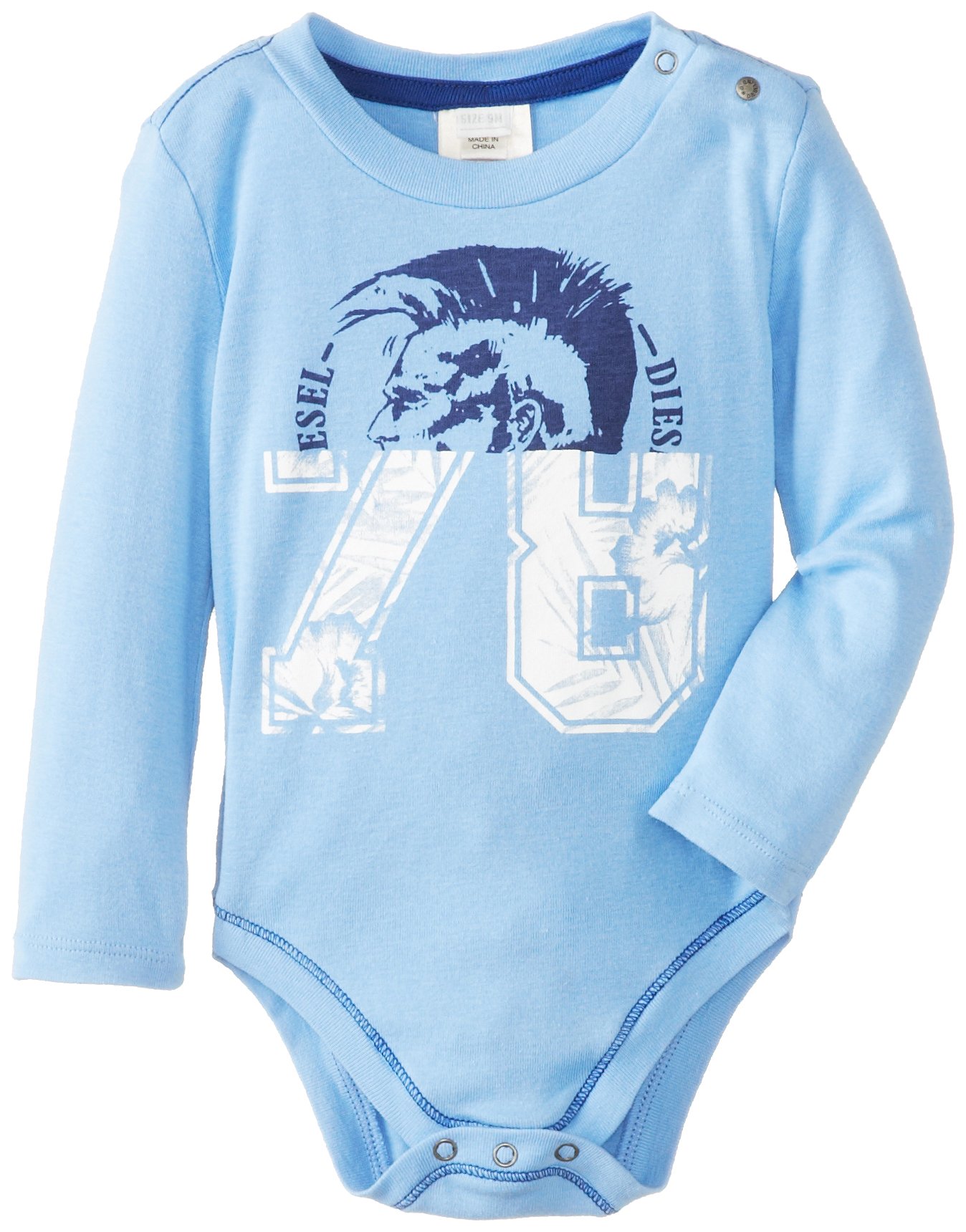 DieselBaby Boys' Ufras Long Sleeve Bodysuit Mohican 78 Split