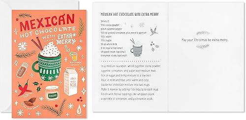 Miniatura 5 de Hallmark Surtido de tarjetas navideñas en caja con recetas navideñas (15 tarjetas con sobres)