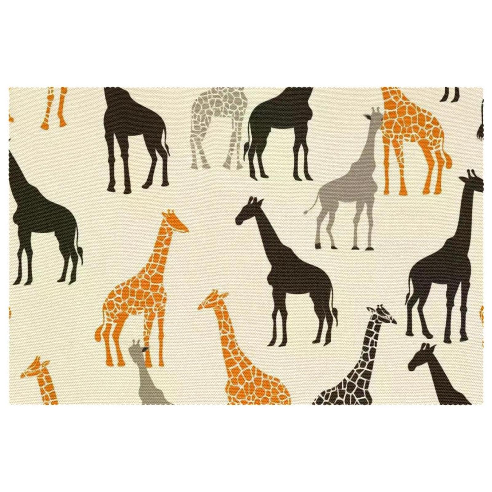 Set de table salle à manger motif girafe pour sublimer vos repas de famille
