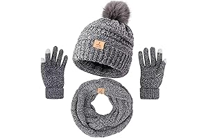 Winter Beanie Scarf Mask Set: Stylish Warmth for Winter Days!