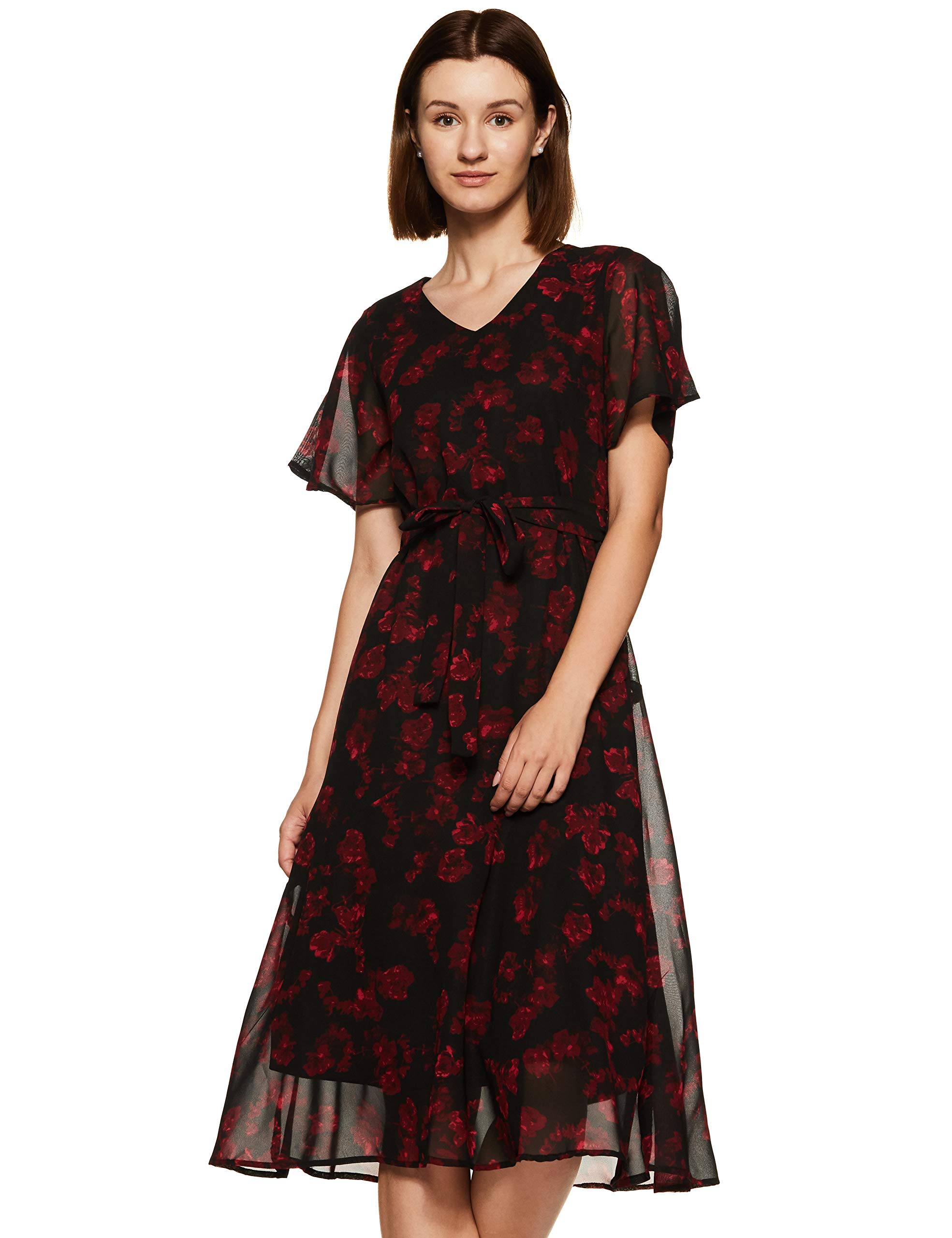 chinese dress ladies Buy Harpa Women's Synthetic A-Line Maxi Dress at Amazon.in