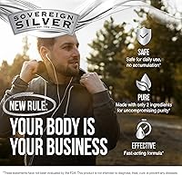 Vista 3 de Sovereign Silver Bio-activo plata hidrosol para apoyo inmunológico – 10 ppm, 48CS10, 16 onza, Plateado, 1, 1