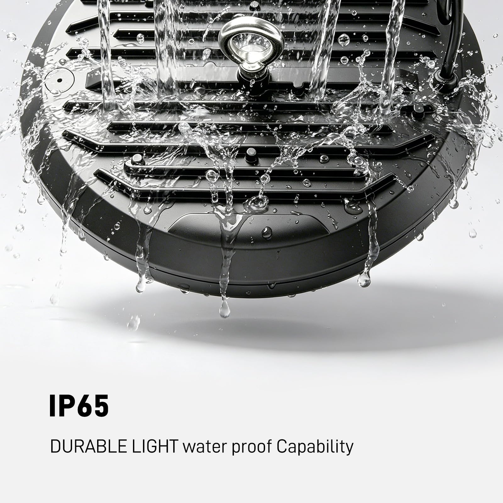 Lampa warsztatowa LED, oświetlenie hali, lampa sufitowa, lampa przemysłowa | Wodoszczelna lampa warsztatowa 6500 K UFO High Bay Light do hali Reflektor do garażu, magazynu fabrycznego, 1 sztuka 200 W