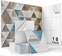 Vista 48 de BUBOS - Paquete de 8 paneles acústicos artísticos y autoadhesivos de insonorización, 48 x 32 pulgadas, acondicionamiento acústico y decorativos