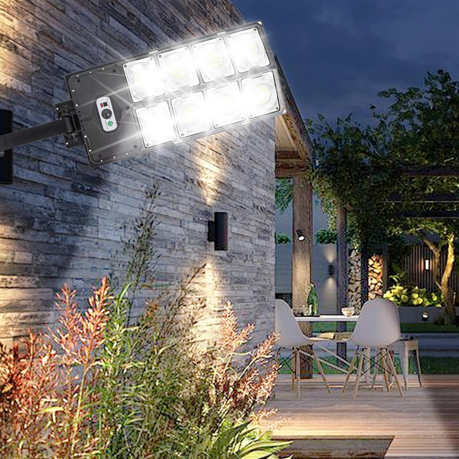 Shineshore solarne lampy solarne, wodoodporne oświetlenie ścieżki | słonecznej, energooszczędne oświetlenie solarne i zdalne sterowanie, wygoda, 16,5 x 23 x 15 cm, do oświetlenia ścieżki