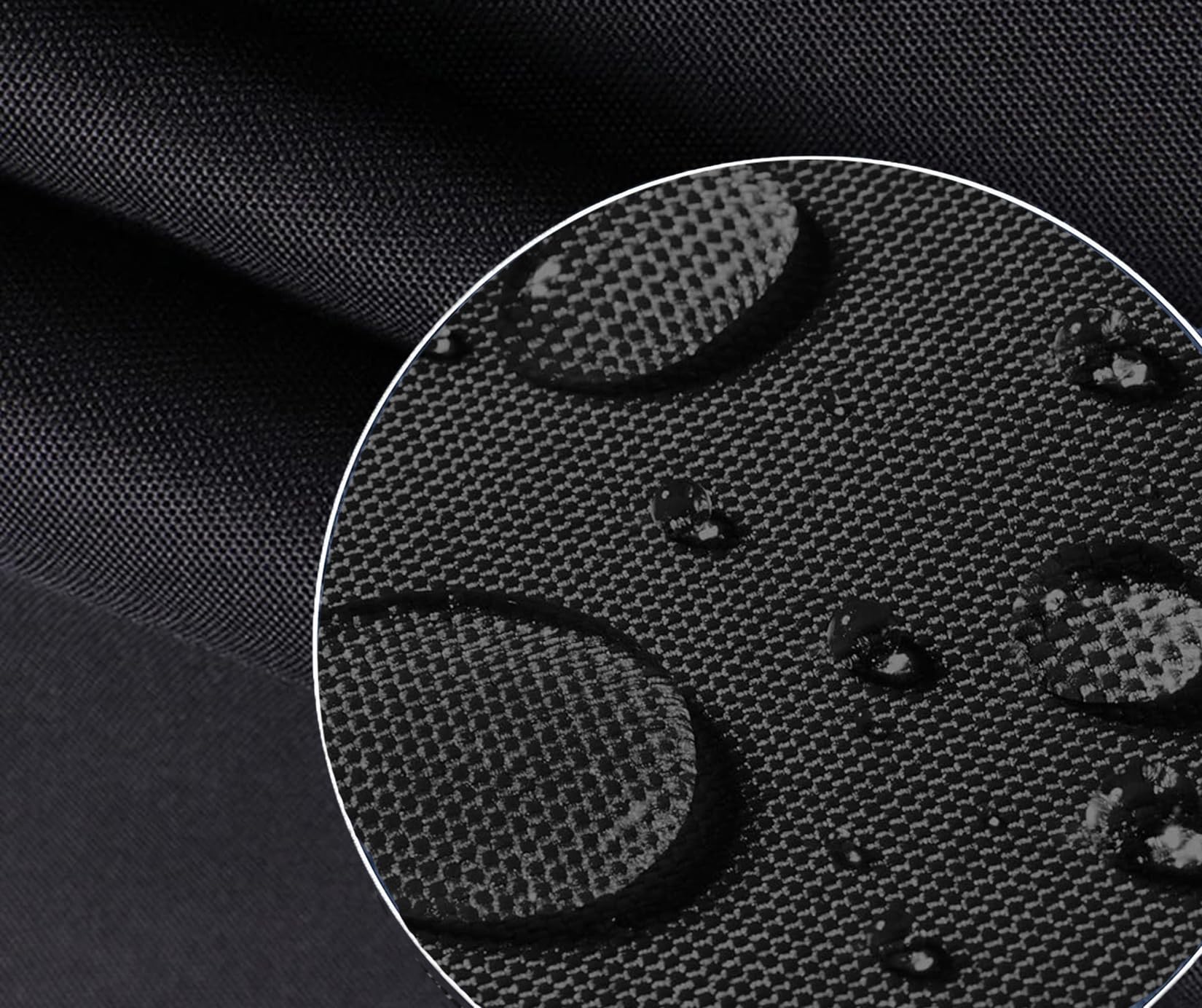 Dongawin Durable, Waterproof 600D Oxford Fabric, Black, 100 cm x 146 cm