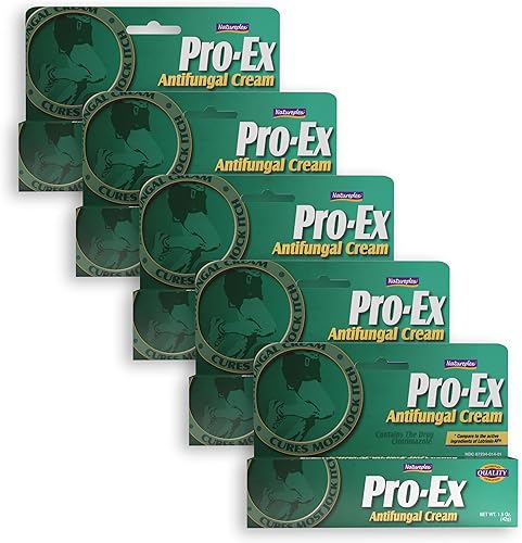 Natureplex Pro-Ex Crema Antifúngica 1% Clotrimazol (paquete de 5) – Extra Fuerza Jock Itch, Tratamiento de Pie de Atleta y Tiña, fabricado en