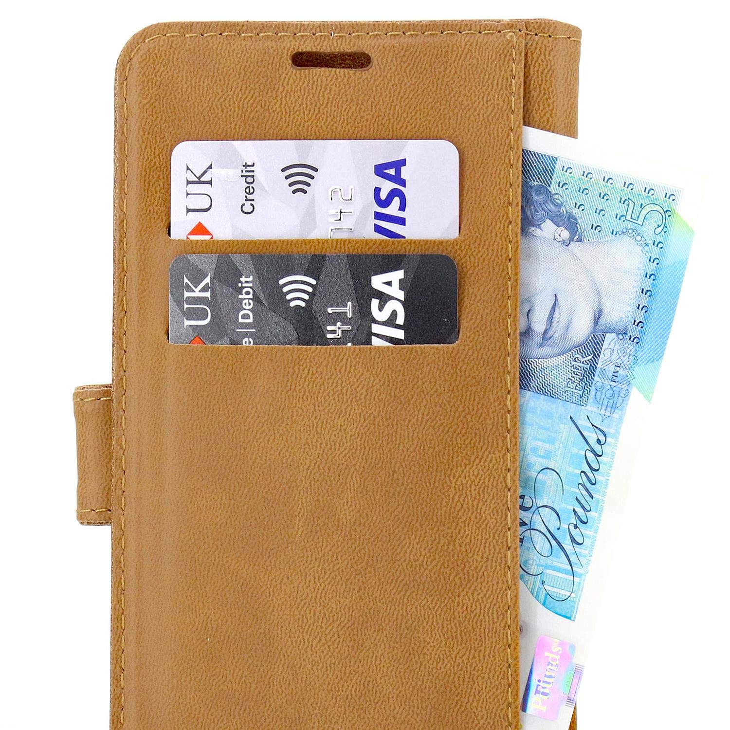 Manyip Hülle Für LG K40 – TPU-Schutzhülle Mit Aufstellfunktion, Kartenfächern & Magnetverschluss – Praktische Brieftaschen-Hülle