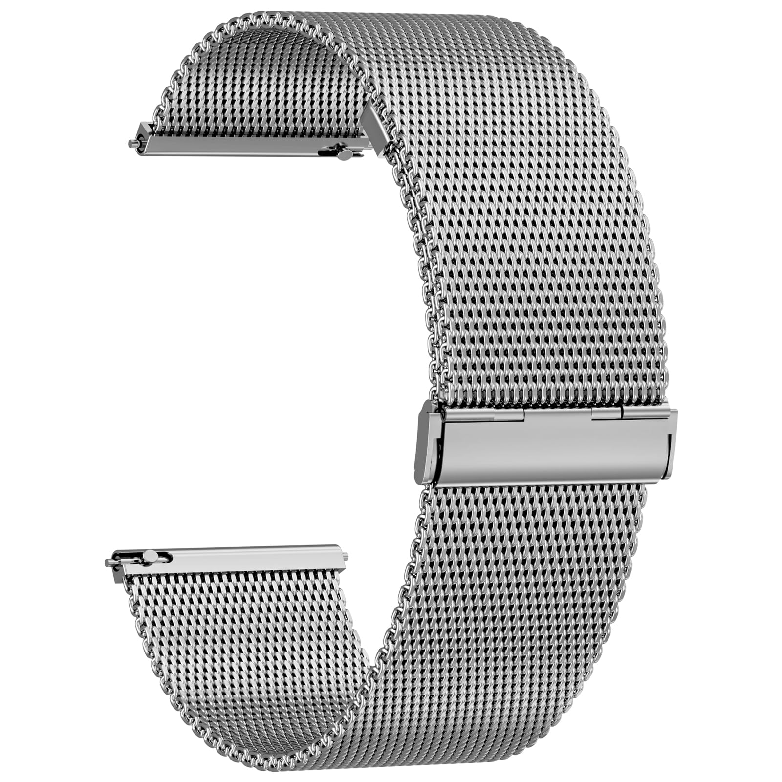 Hwagol Watch Straps, Stainless Steel Mesh Watch Band,24mm Width Quick Release Watch Strap Milanese Mesh Wristband, Replacement Stainless Steel Metal Mesh Band for Men Women