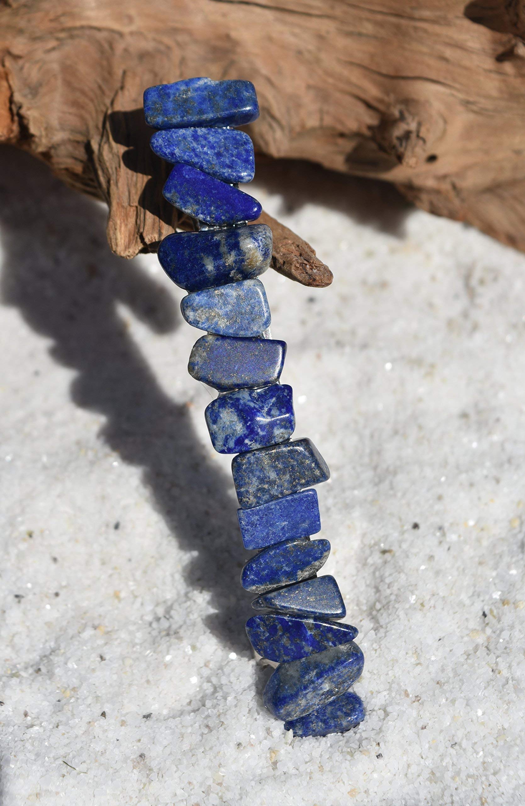 Amazon.com: Lapis Lazuli Stone French Barrette Hair Clip 4  display picture 3