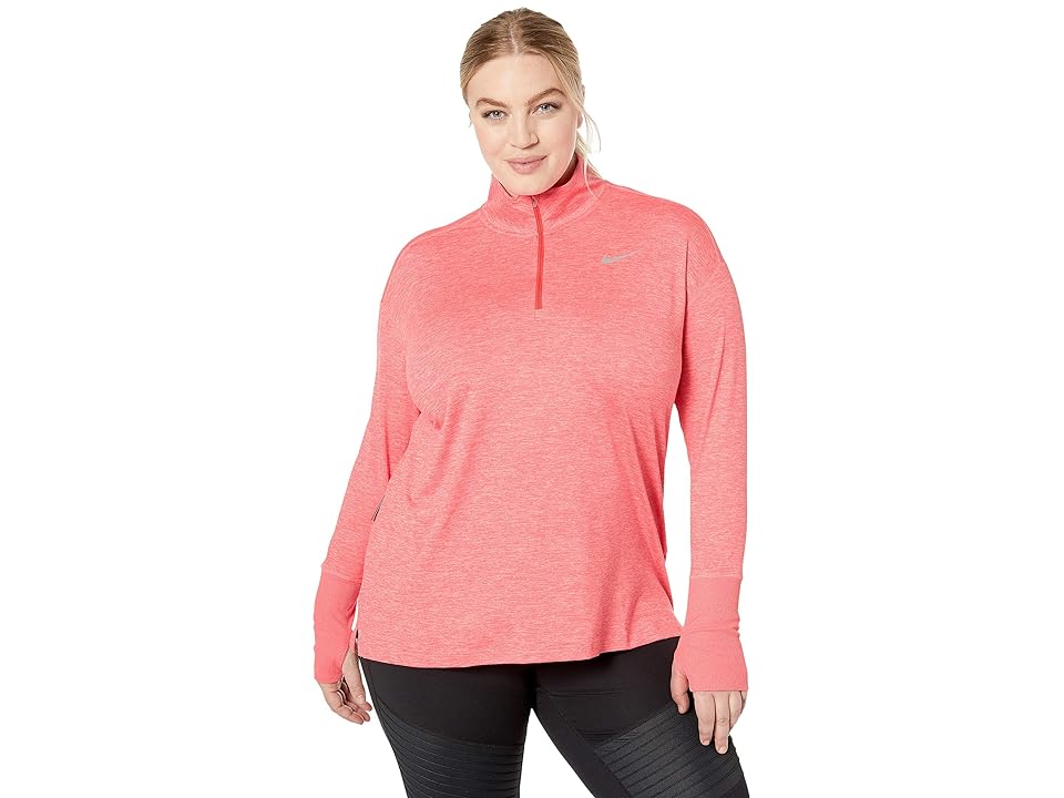 

Nike Element 1/2 Zip Top (Sizes 1X-) (Ember Glow/Pink Gaze/Reflective Silver) Women's Long Sleeve Pullover, Nike Element 1/2 Zip Top (Sizes -3X) (Ember Glow/Pink Gaze/Reflective Silver) Women's Long Sleeve Pullover, Nike Element 1/2 Zip Top (Sizes 1X-3X) 
