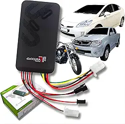 Rastreador GPS Veicular com Bloqueador, GSM/GPRS 2G, 12-24V, com Kit Instalação, Botão SOS, Função Escuta Remota, Corte de Ignição