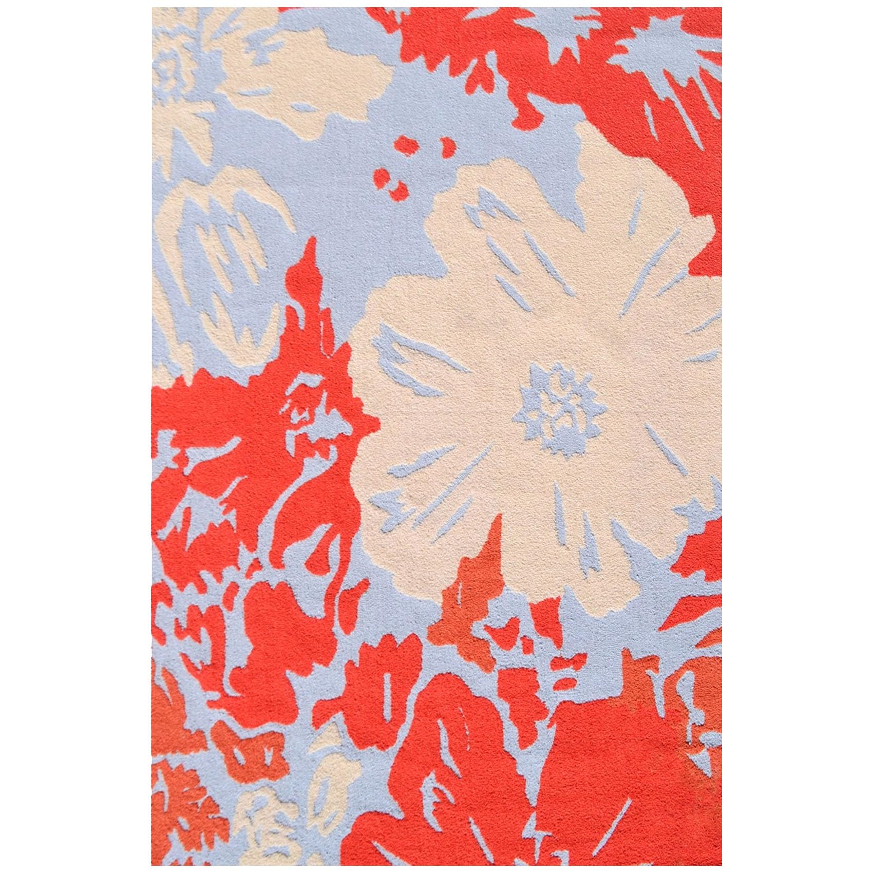 Passatoia Zerbino Tappeto 50 x 350 cm Lavabile Antiscivolo, Anti Fatica Tappeto Cucina con Fondo Antiscivolo per Corridoio e Ingresso Interno, Rosso
