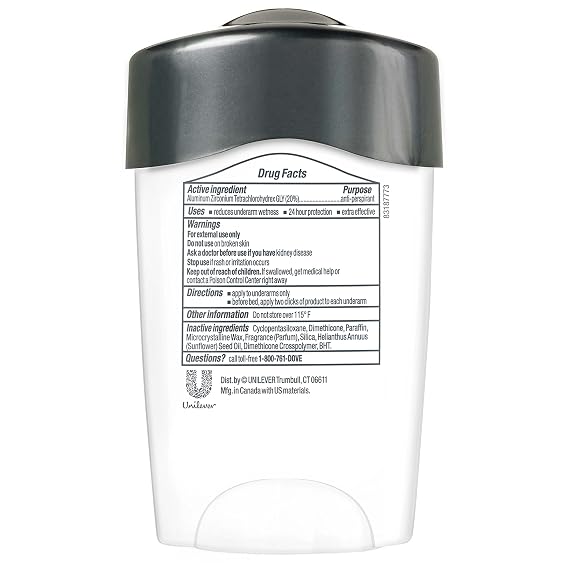 Dove Men+Care Clinical Antiperspirant Deodorant Stick, Clean Comfort, 1.7 oz (Pack of 1)