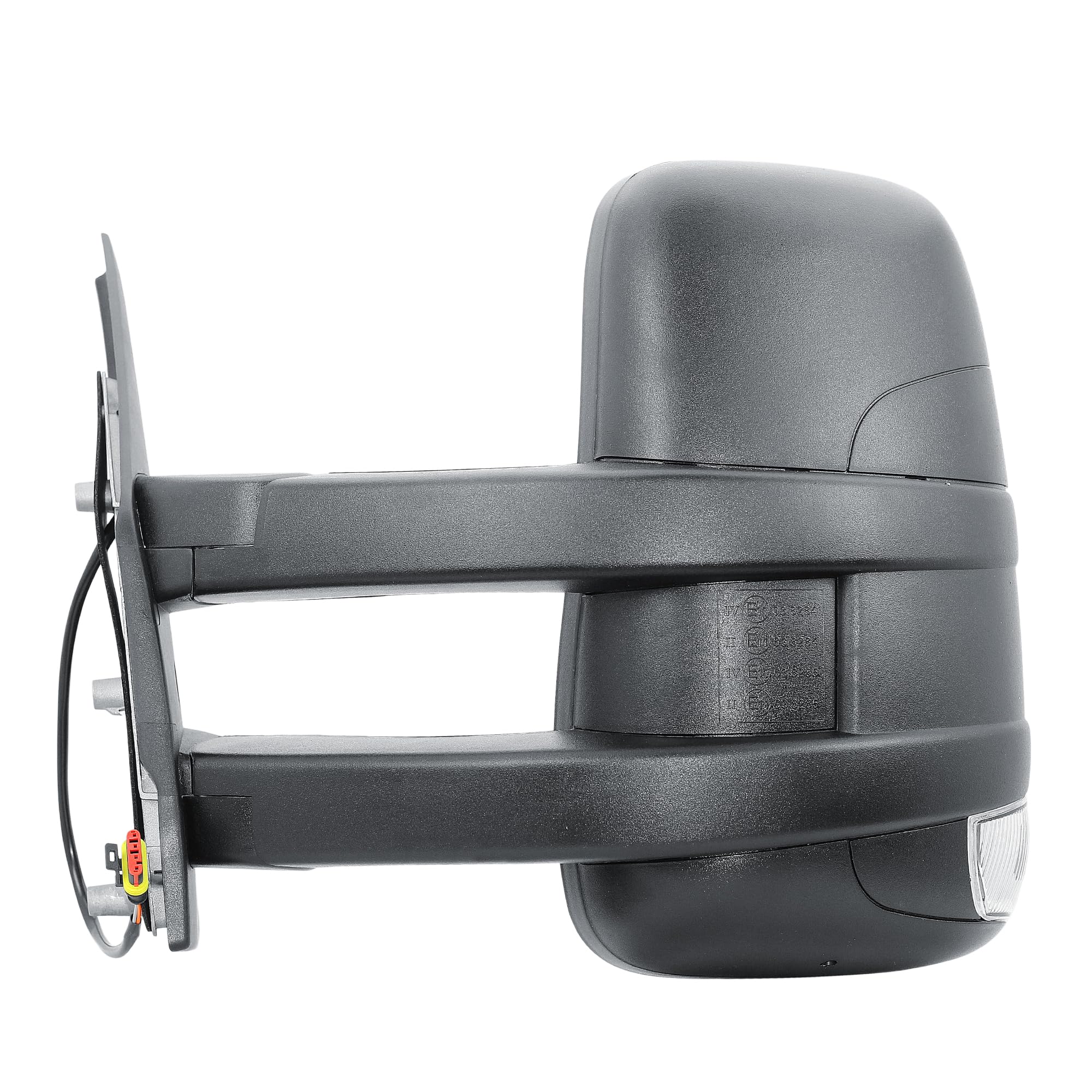 Espejo retrovisor exterior manual de brazo largo izquierdo no calefactable con intermitentes para camiones diarios IVECO 2006–2013