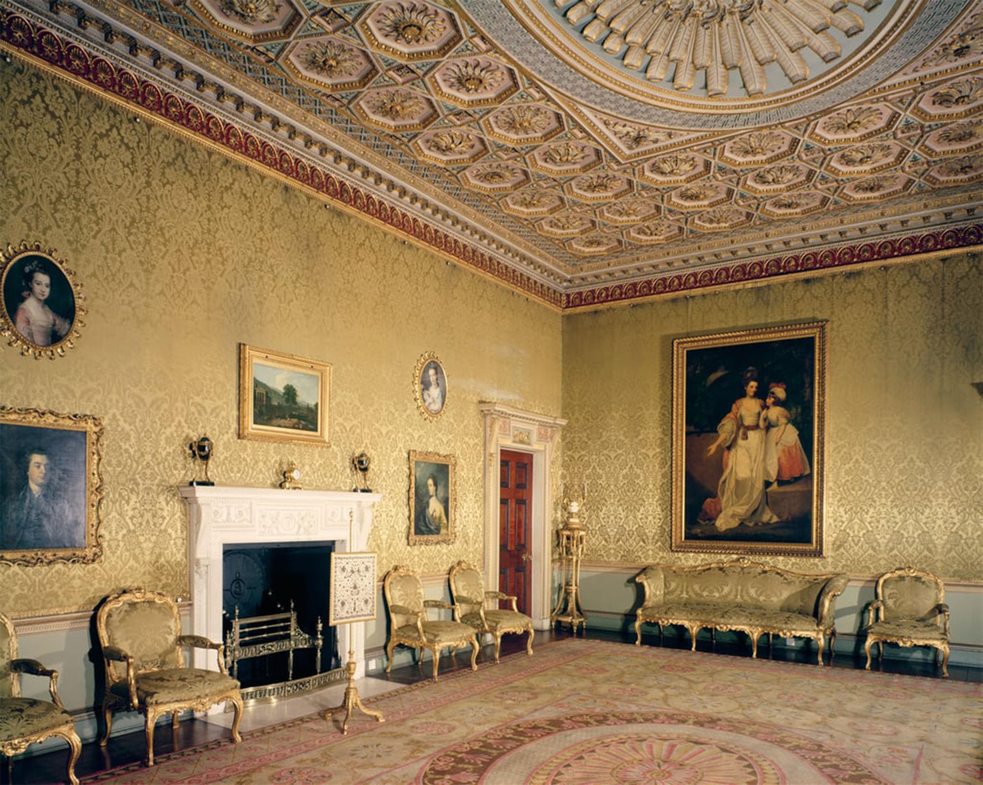 ARTXLXXBN Famous Painting Canvas Artwork Graffiti Print Drawing Room by Robert Adam Portrait Canvas Image for Home Decor 60x90cm