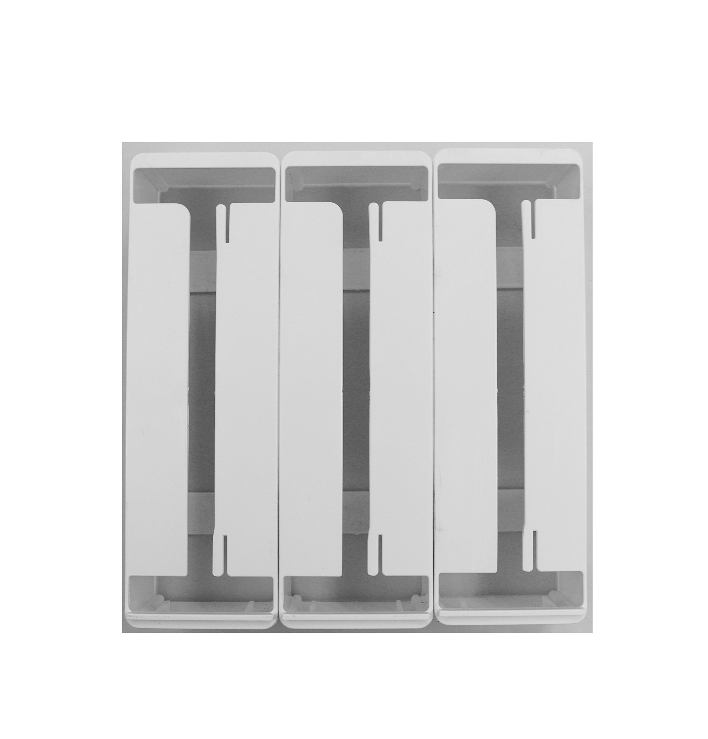 Affordable Dental Products SQUSW Impression try organizer with 30 assorted Quadrant Solid clear thermoplastic trays, White