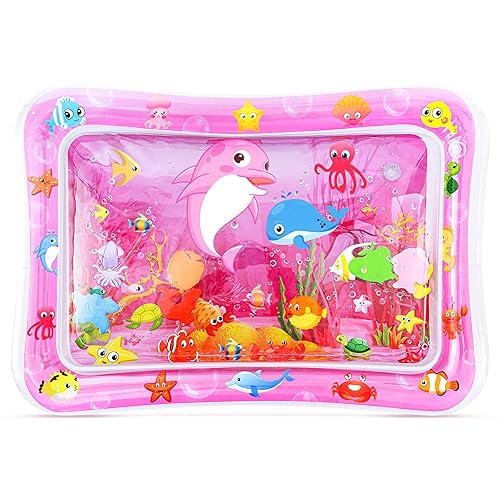 Miniatura 1 de Tapete de agua para niña, juguetes para bebés de 0, 3, 6, 9, 12 meses, regalos para bebés, juguetes sensoriales para escaladores de interior y