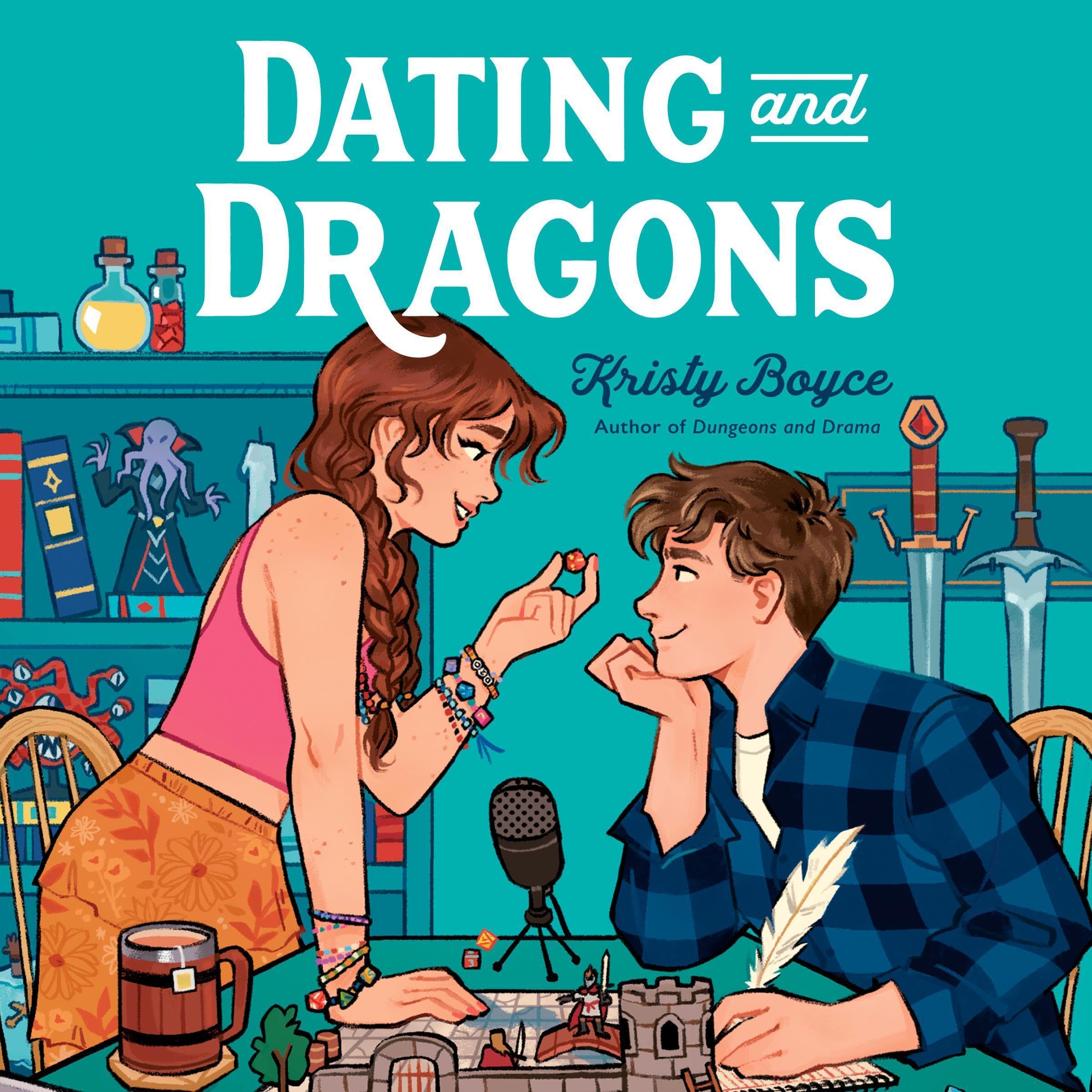 Cover art for Dating and Dragons