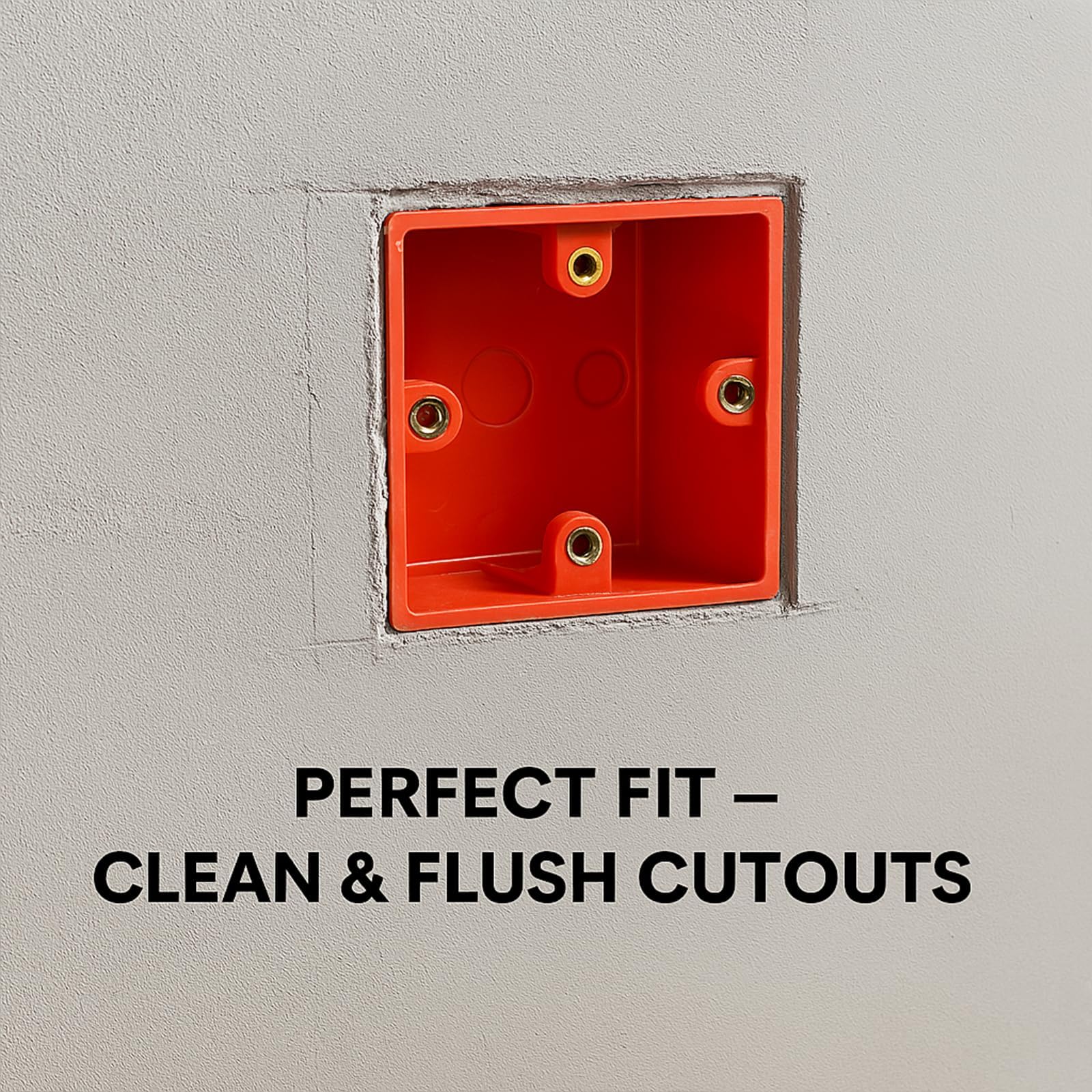 Creative Square Hole Cutter for Electrical Box, High-Strength SDS Plus Square Hole Punch, Stainless Steel Rectangle Slot Cutter, for Brick Concrete Cement Stone (2pcs)
