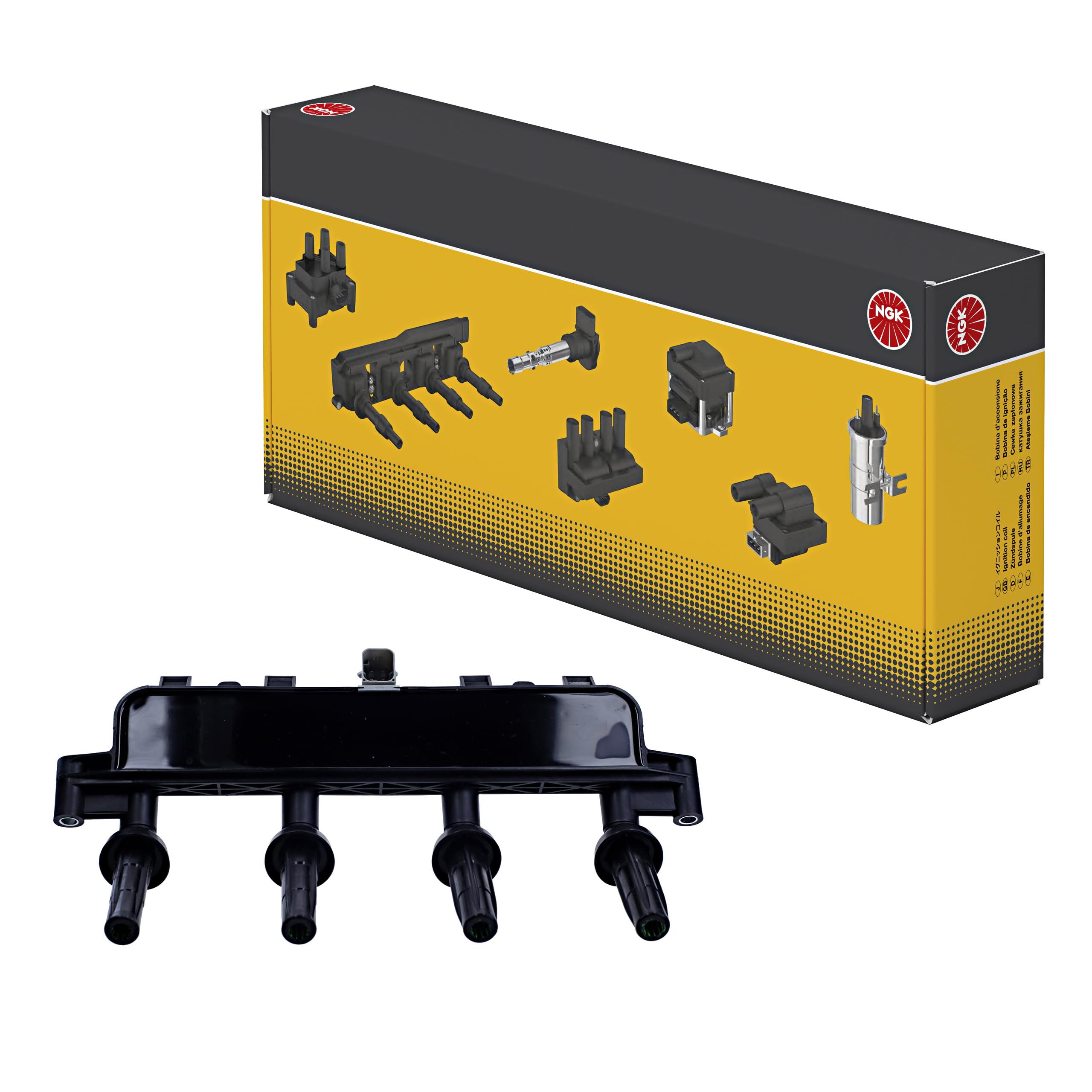 Bobina di accensione NGK | U6005, 48016 | Compatibile con: CITROËN BERLINGO / BERLINGO FIRST Großraumlimousine (MF_, GJK_, GFK_