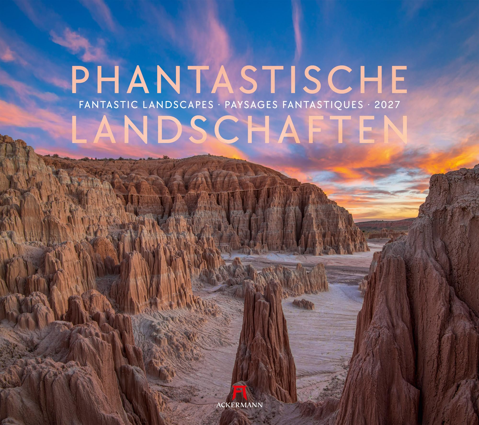 Phantastische Landschaften Kalender 2027: Bildgewaltiger Natur-Kalender im großen Querformat (54x48 cm) | Beeindruckende Landschaften aus aller Welt
