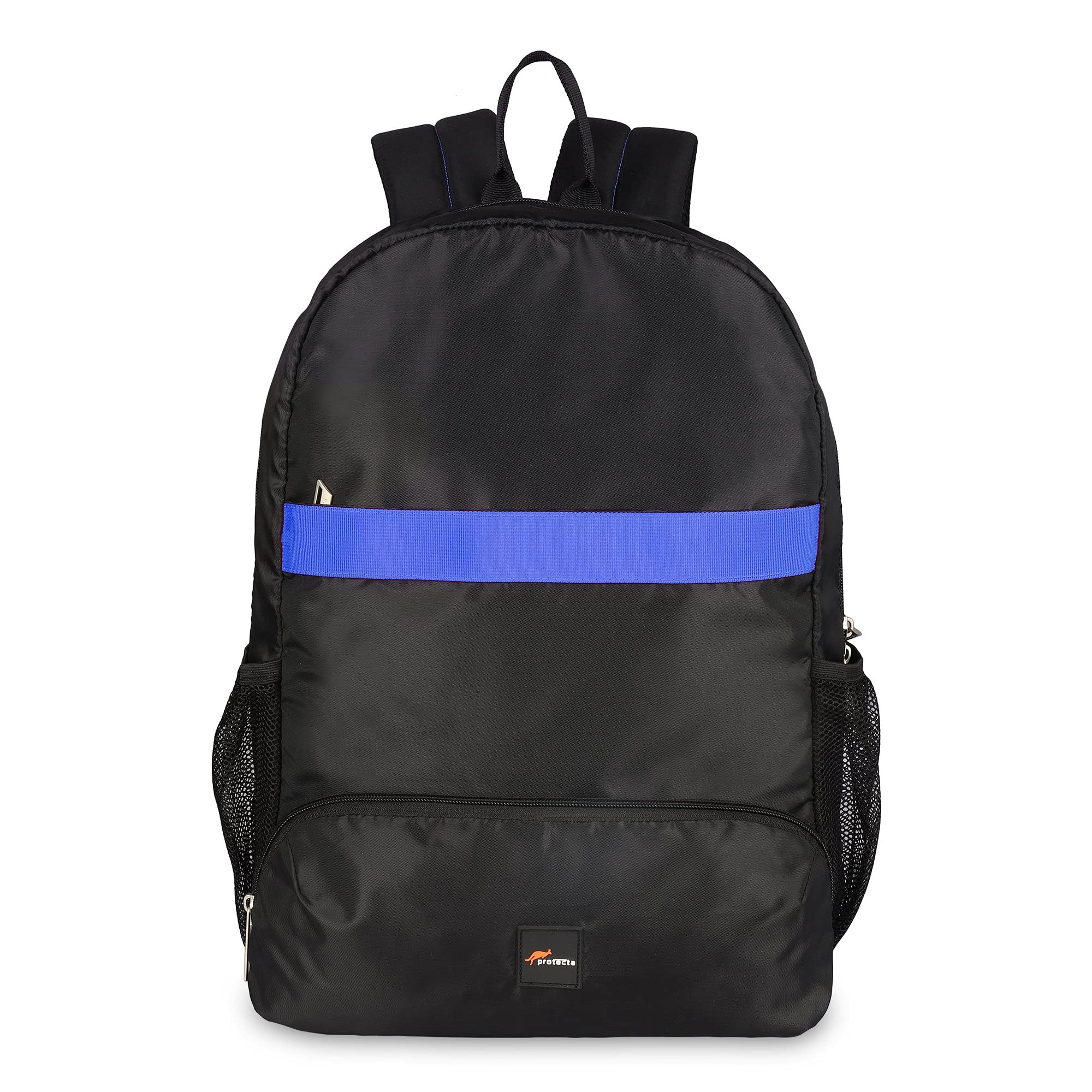 Protecta Triumph Water Repellant 26 L Laptop Backpack - Black & Blue (B096V2KF87) Amazon Price History, Amazon Price Tracker