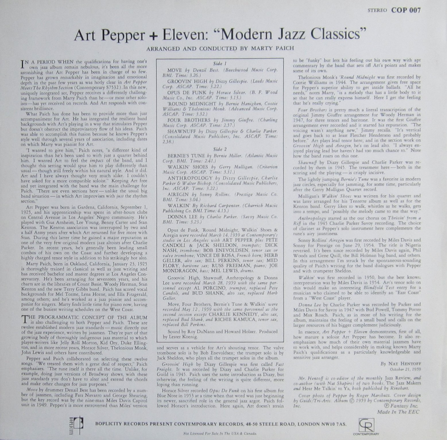 Modern Jazz Classics