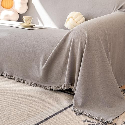 Miniatura 5 de Sioloc Fundas bohemias para sofá de 3 cojines, protector de mascotas, fundas de muebles, funda de sofá para sofá biplaza, protector de sofá