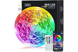 KEELIXIN 65.6ft LED Lights for Bedroom: Elevate Your Living Space with Vibrant Luces