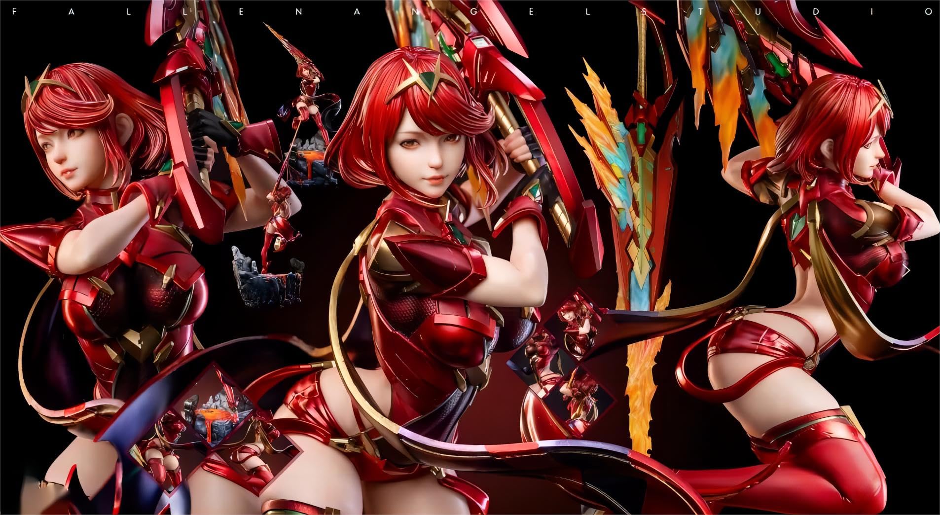 Amazon | ホムラ 焰Pyra フィギュア Ver.1/4スケール 塗装済み完成品 
