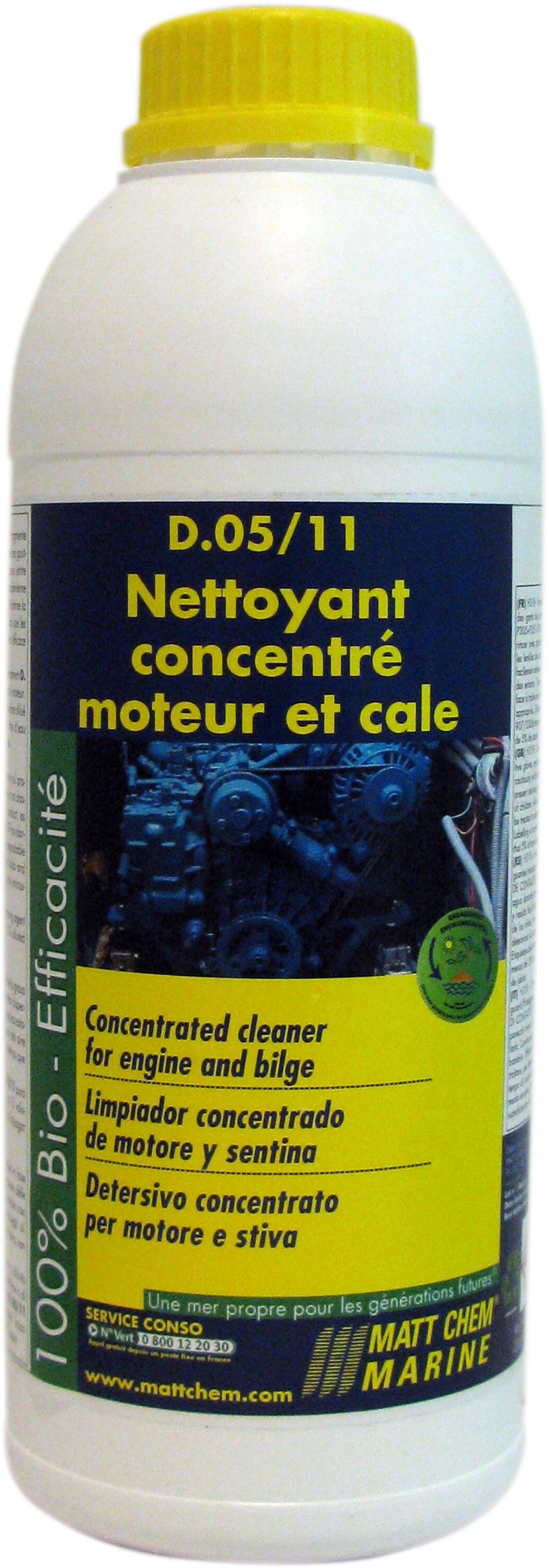 Matt Chem 628M D.05/11 Nettoyant concentré pour moteur/cale